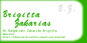 brigitta zakarias business card