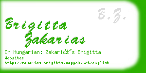 brigitta zakarias business card